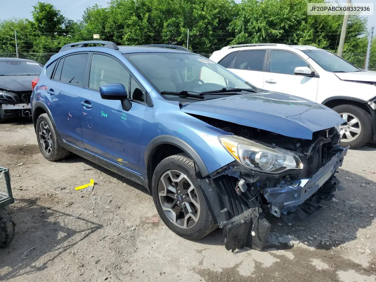 2016 Subaru Crosstrek Premium VIN: JF2GPABCXG8332936 Lot: 65183965