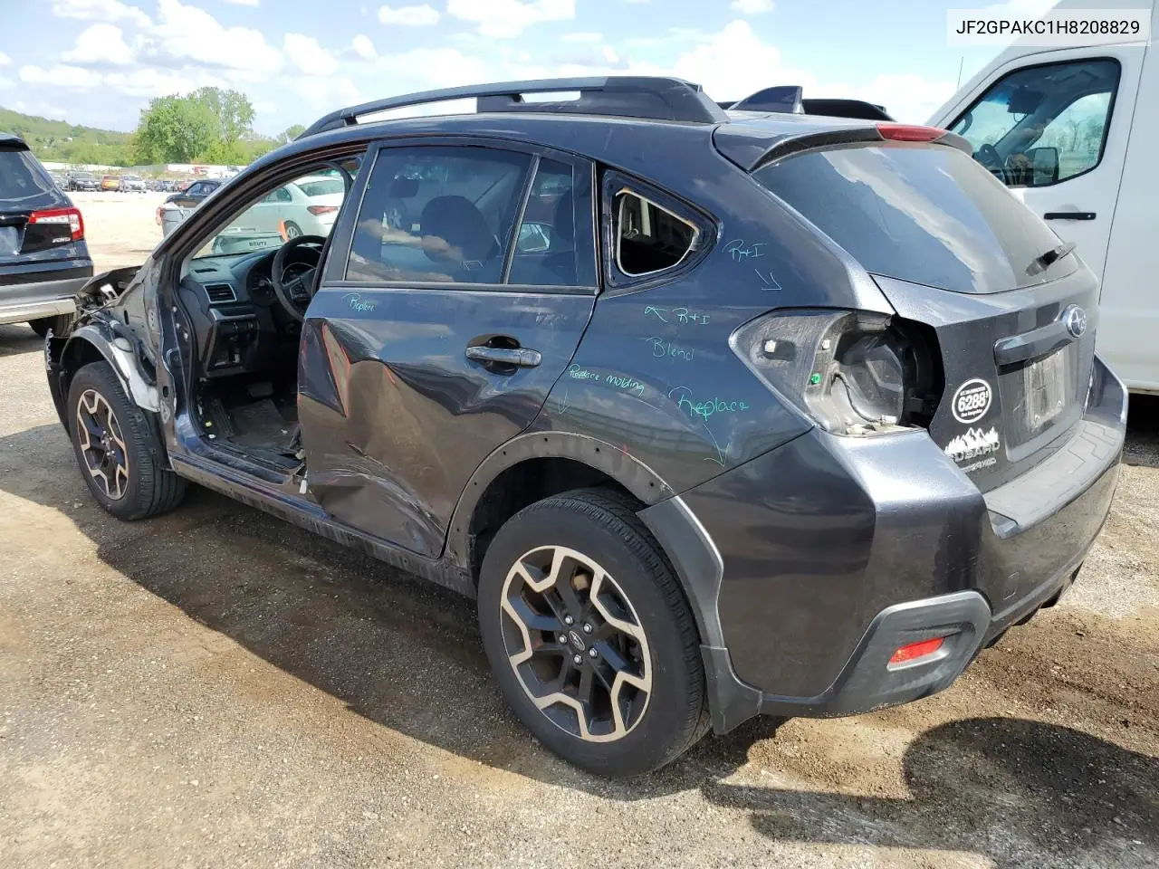2017 Subaru Crosstrek Limited VIN: JF2GPAKC1H8208829 Lot: 57063775