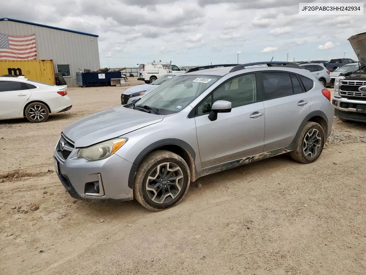 2017 Subaru Crosstrek Premium VIN: JF2GPABC3HH242934 Lot: 62188655