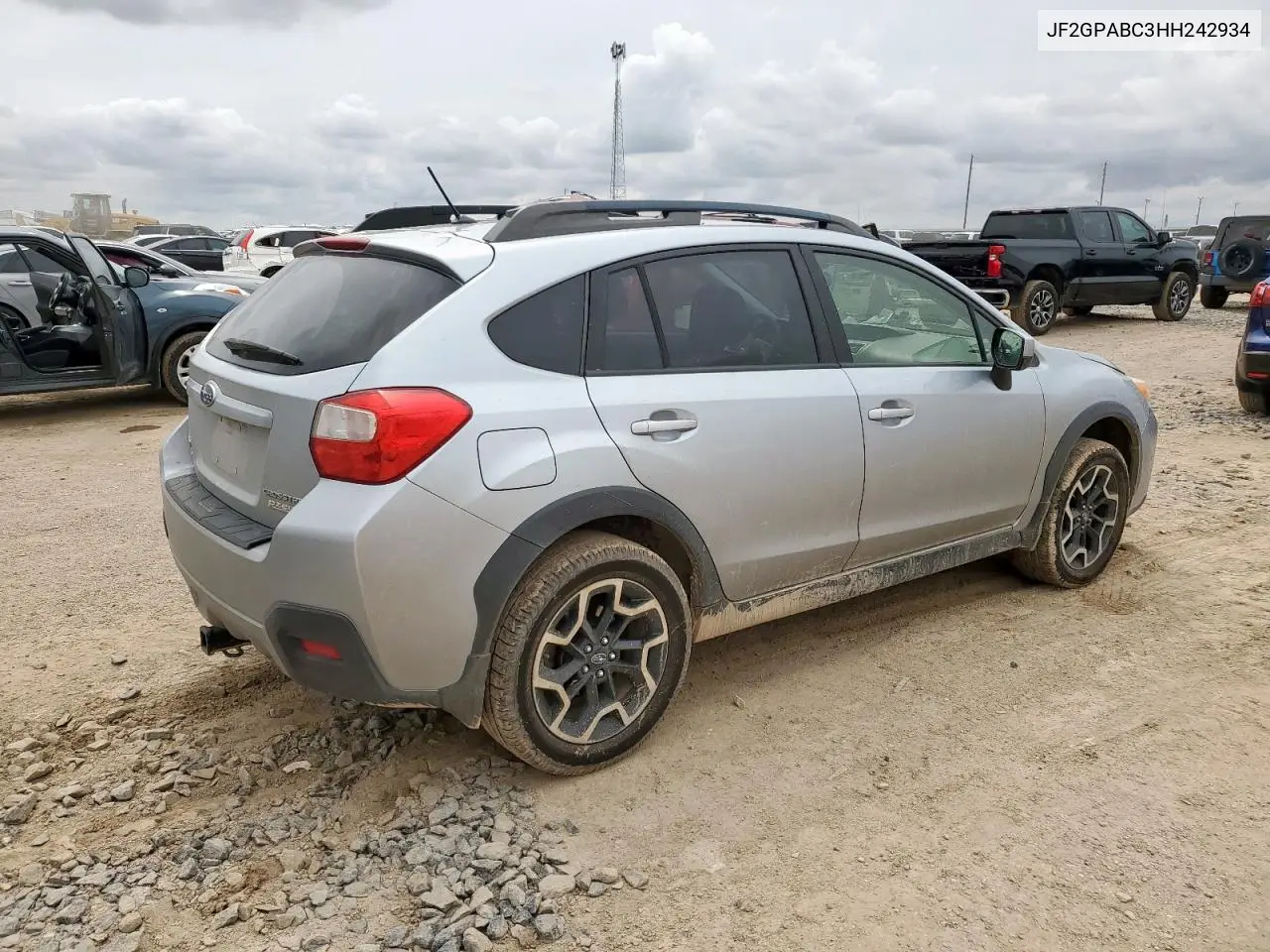 2017 Subaru Crosstrek Premium VIN: JF2GPABC3HH242934 Lot: 62188655
