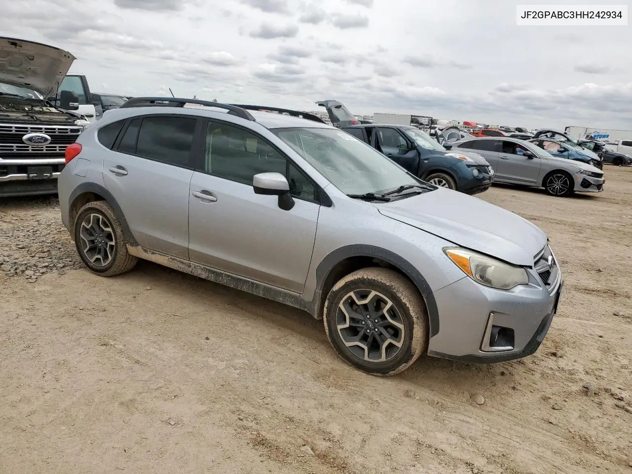 2017 Subaru Crosstrek Premium VIN: JF2GPABC3HH242934 Lot: 62188655