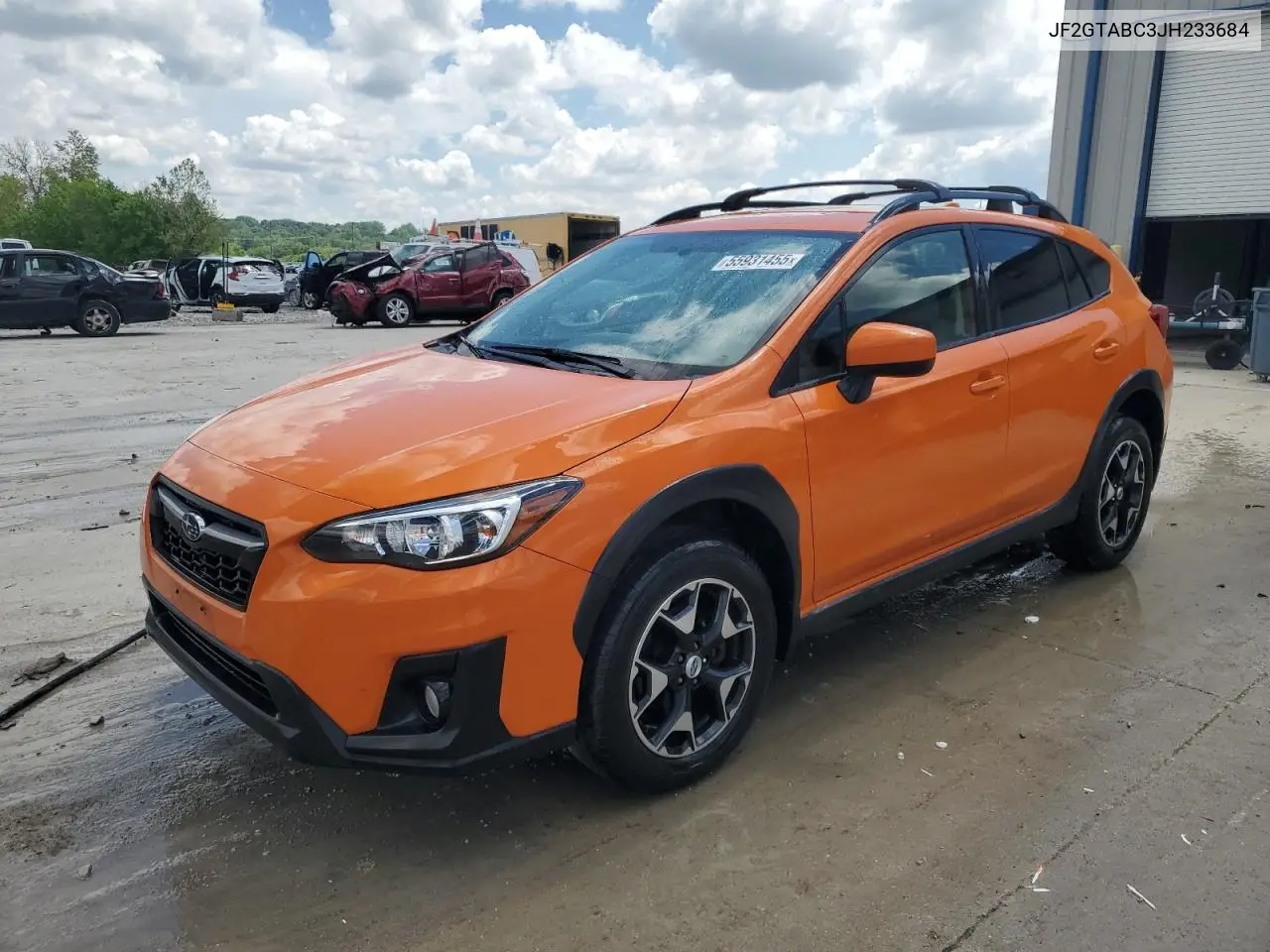 2018 Subaru Crosstrek Premium VIN: JF2GTABC3JH233684 Lot: 55931455