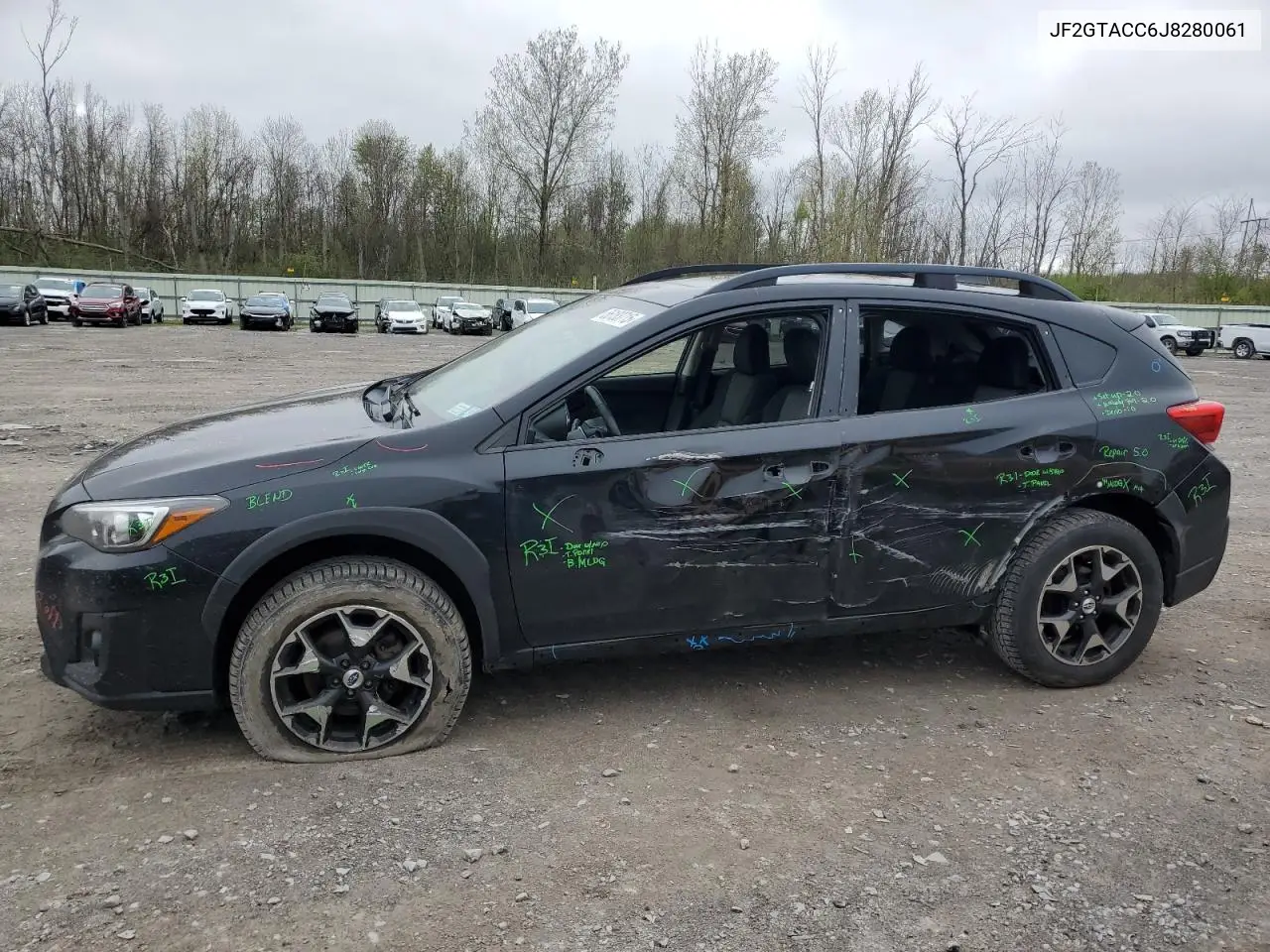 2018 Subaru Crosstrek Premium VIN: JF2GTACC6J8280061 Lot: 56183715