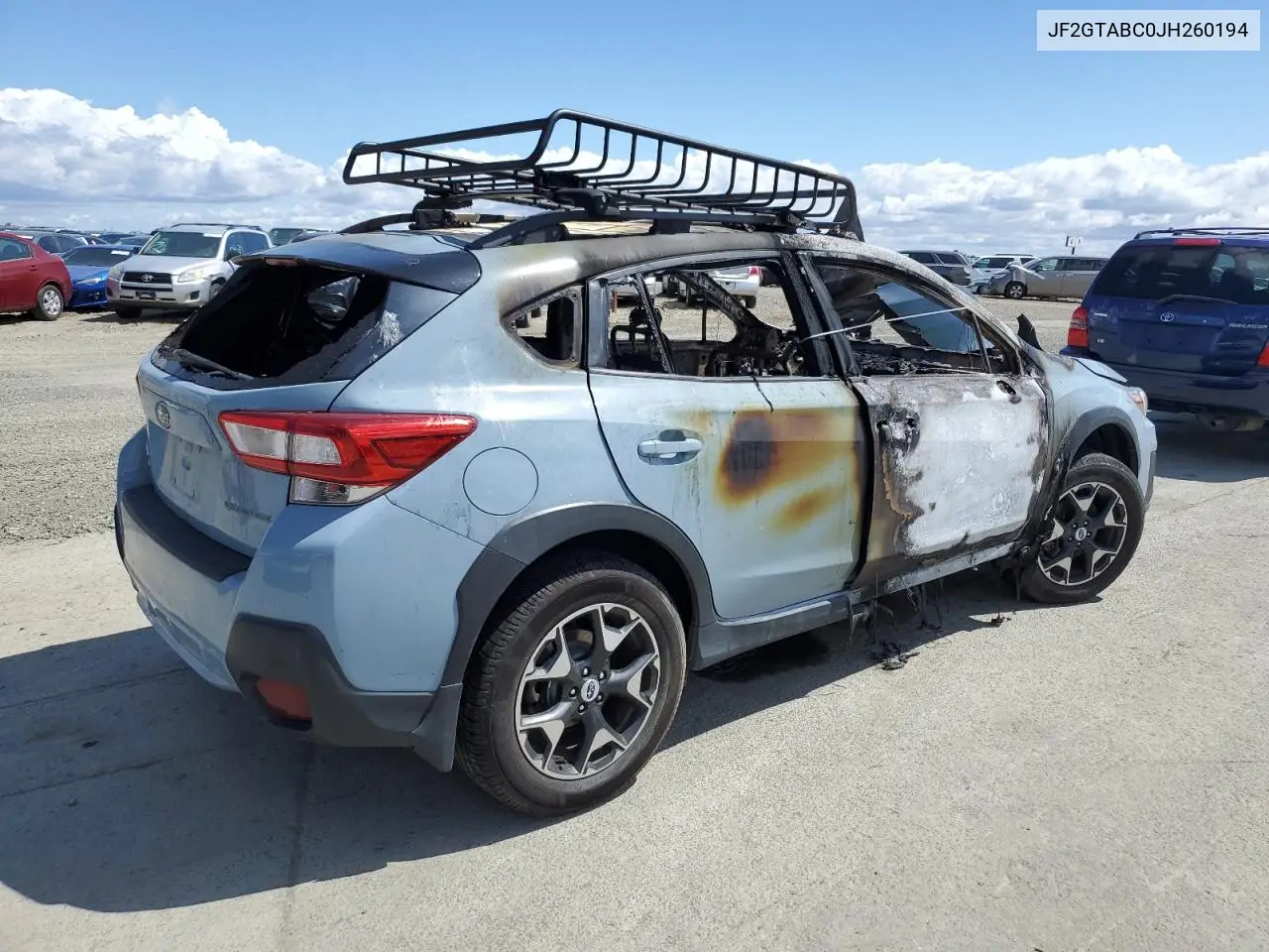 2018 Subaru Crosstrek Premium VIN: JF2GTABC0JH260194 Lot: 56891245
