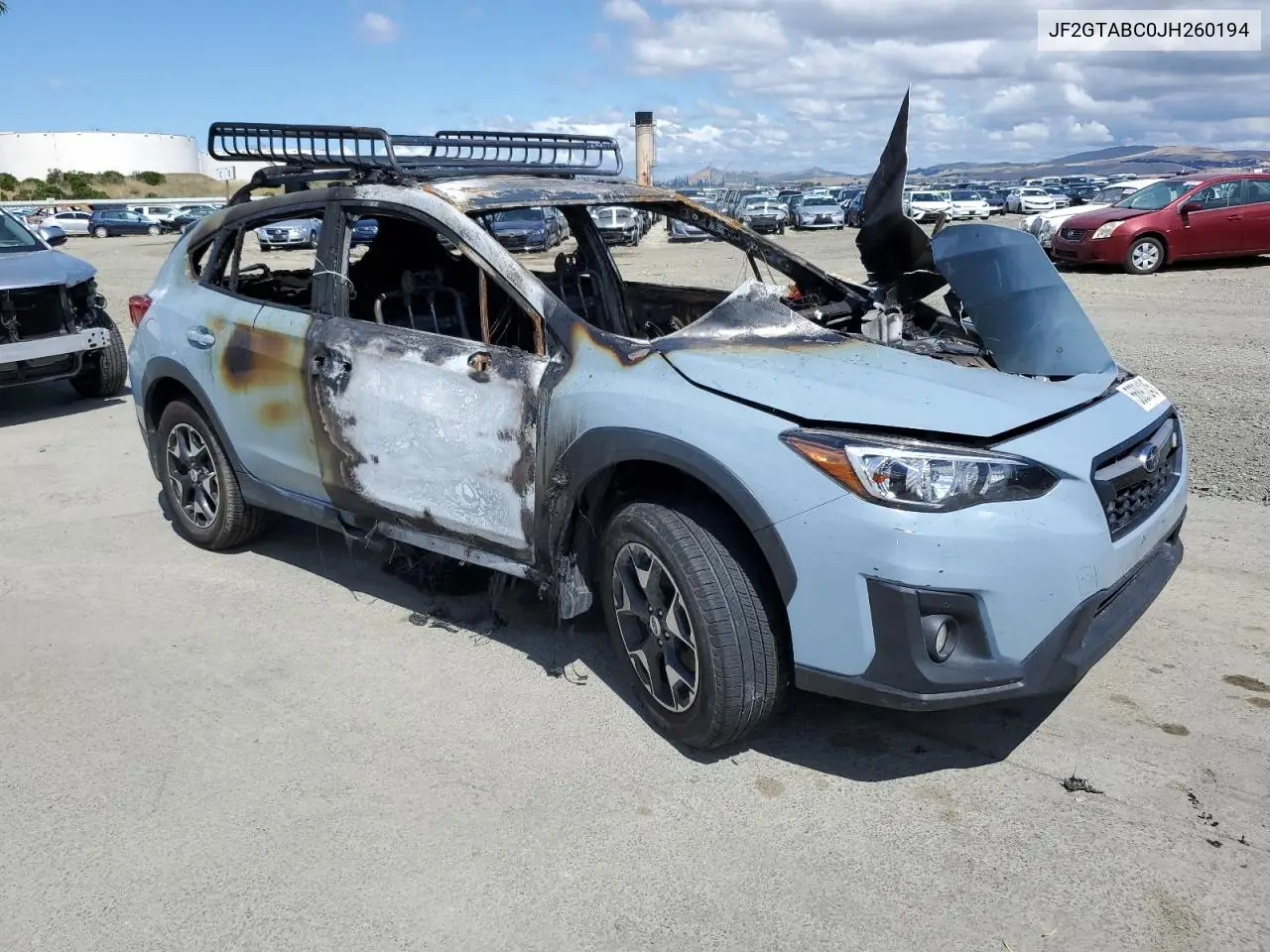 2018 Subaru Crosstrek Premium VIN: JF2GTABC0JH260194 Lot: 56891245