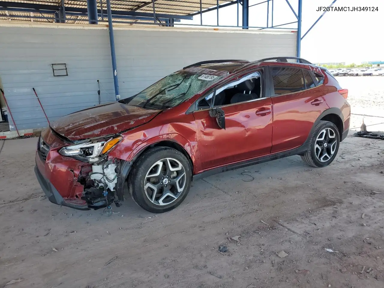 2018 Subaru Crosstrek Limited VIN: JF2GTAMC1JH349124 Lot: 61486195