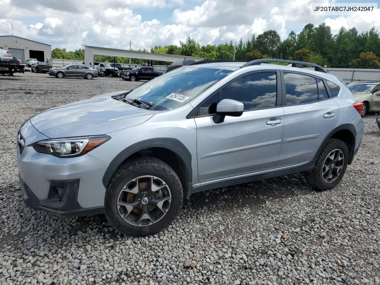 2018 Subaru Crosstrek Premium VIN: JF2GTABC7JH242047 Lot: 62541135