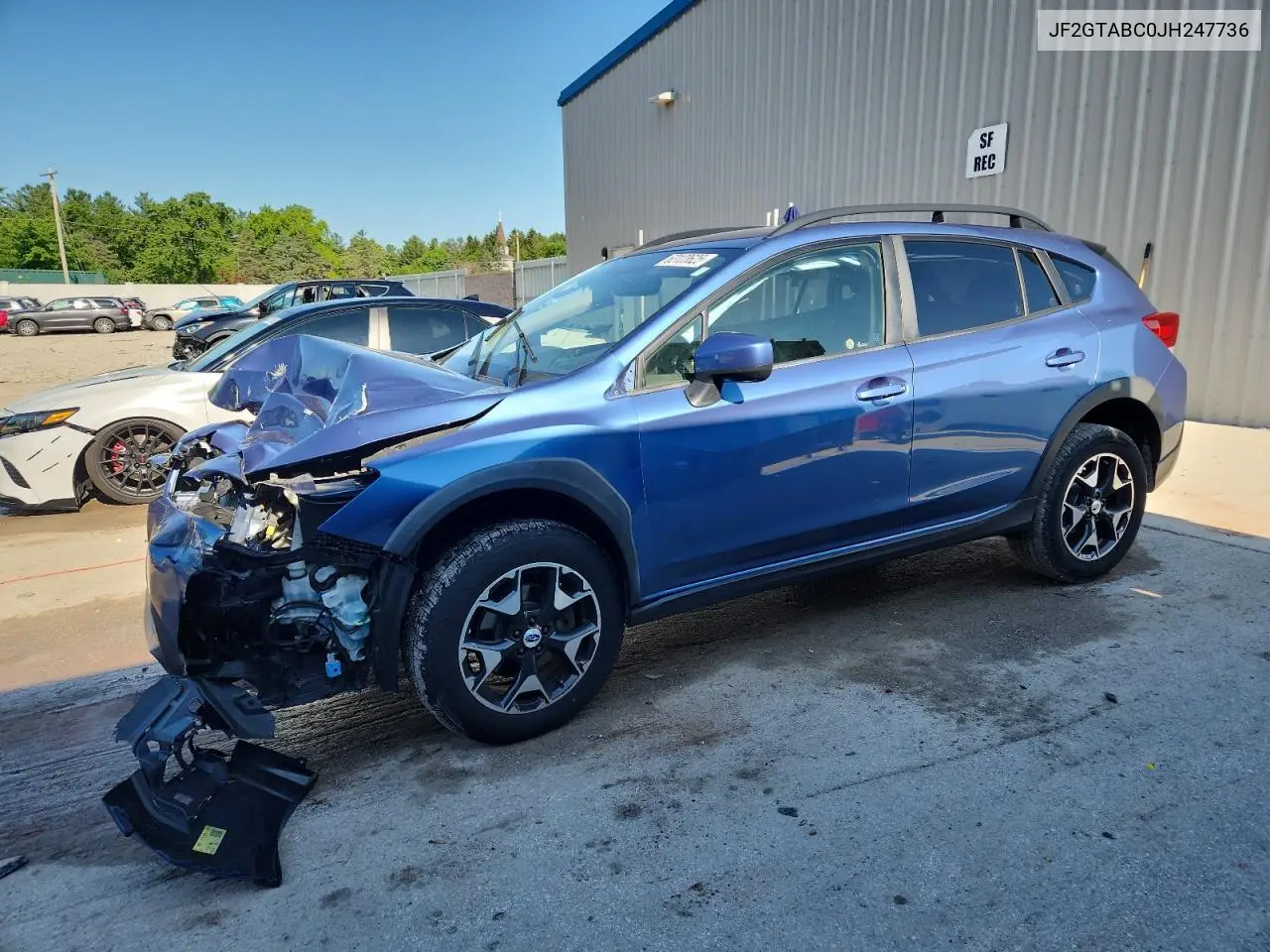 2018 Subaru Crosstrek Premium VIN: JF2GTABC0JH247736 Lot: 63123625