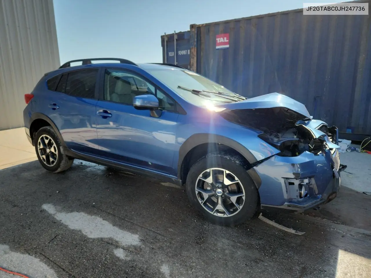 2018 Subaru Crosstrek Premium VIN: JF2GTABC0JH247736 Lot: 63123625