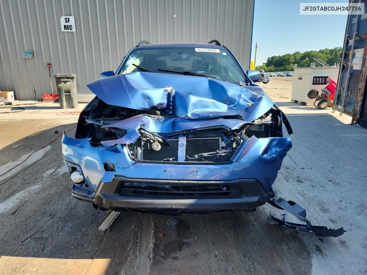 2018 Subaru Crosstrek Premium VIN: JF2GTABC0JH247736 Lot: 63123625
