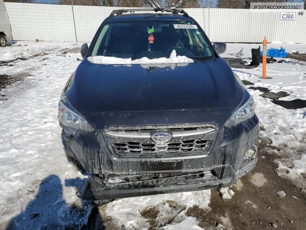 2019 Subaru Crosstrek Premium VIN: JF2GTACCXK8333507 Lot: 46243595