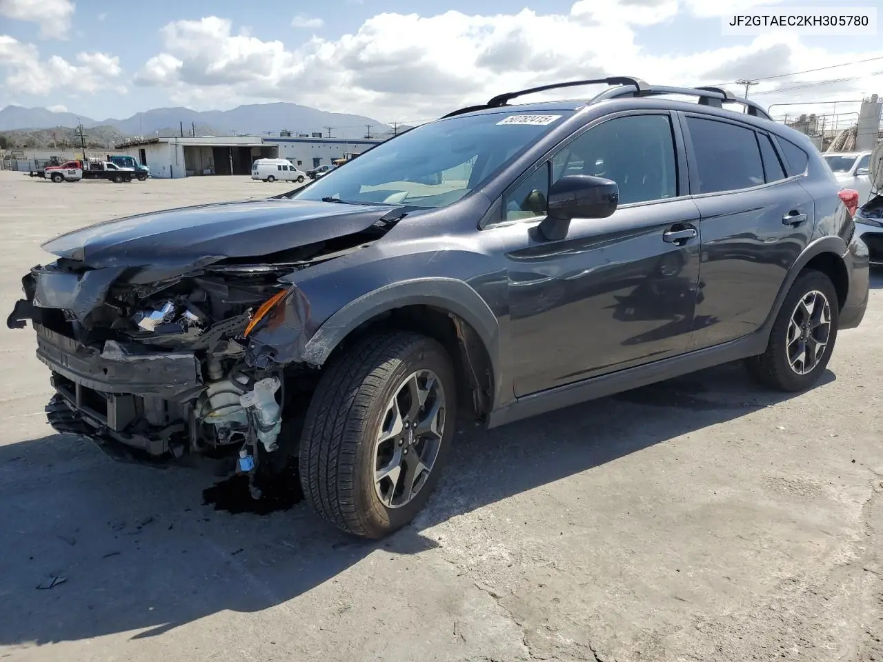 2019 Subaru Crosstrek Premium VIN: JF2GTAEC2KH305780 Lot: 50782415