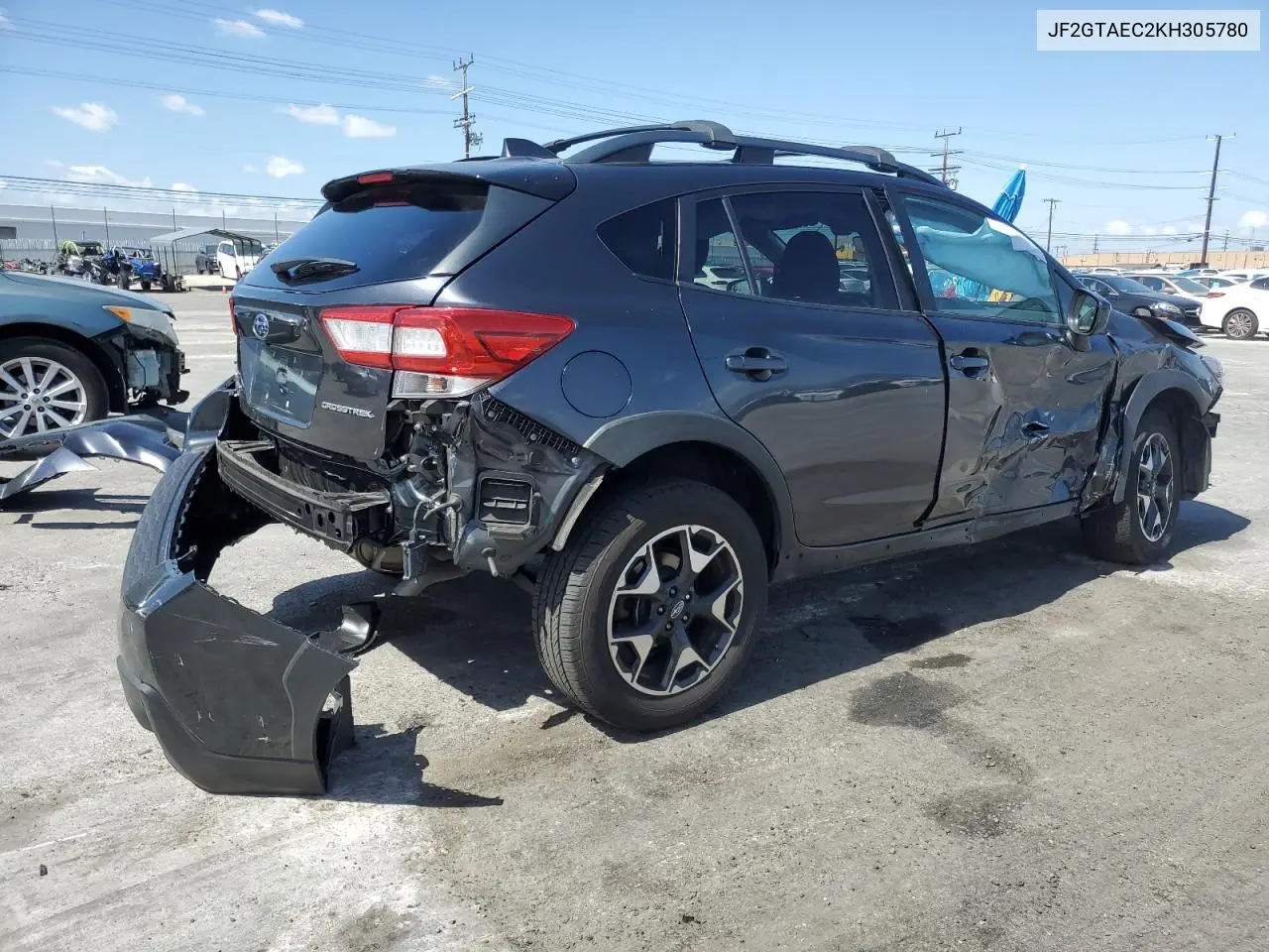 2019 Subaru Crosstrek Premium VIN: JF2GTAEC2KH305780 Lot: 50782415