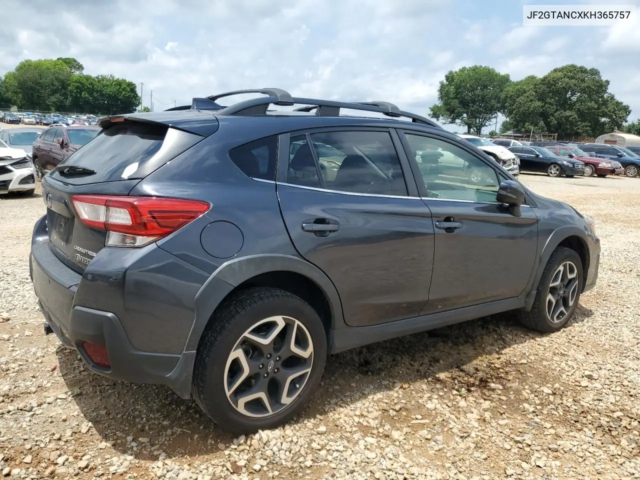 2019 Subaru Crosstrek Limited VIN: JF2GTANCXKH365757 Lot: 61555635