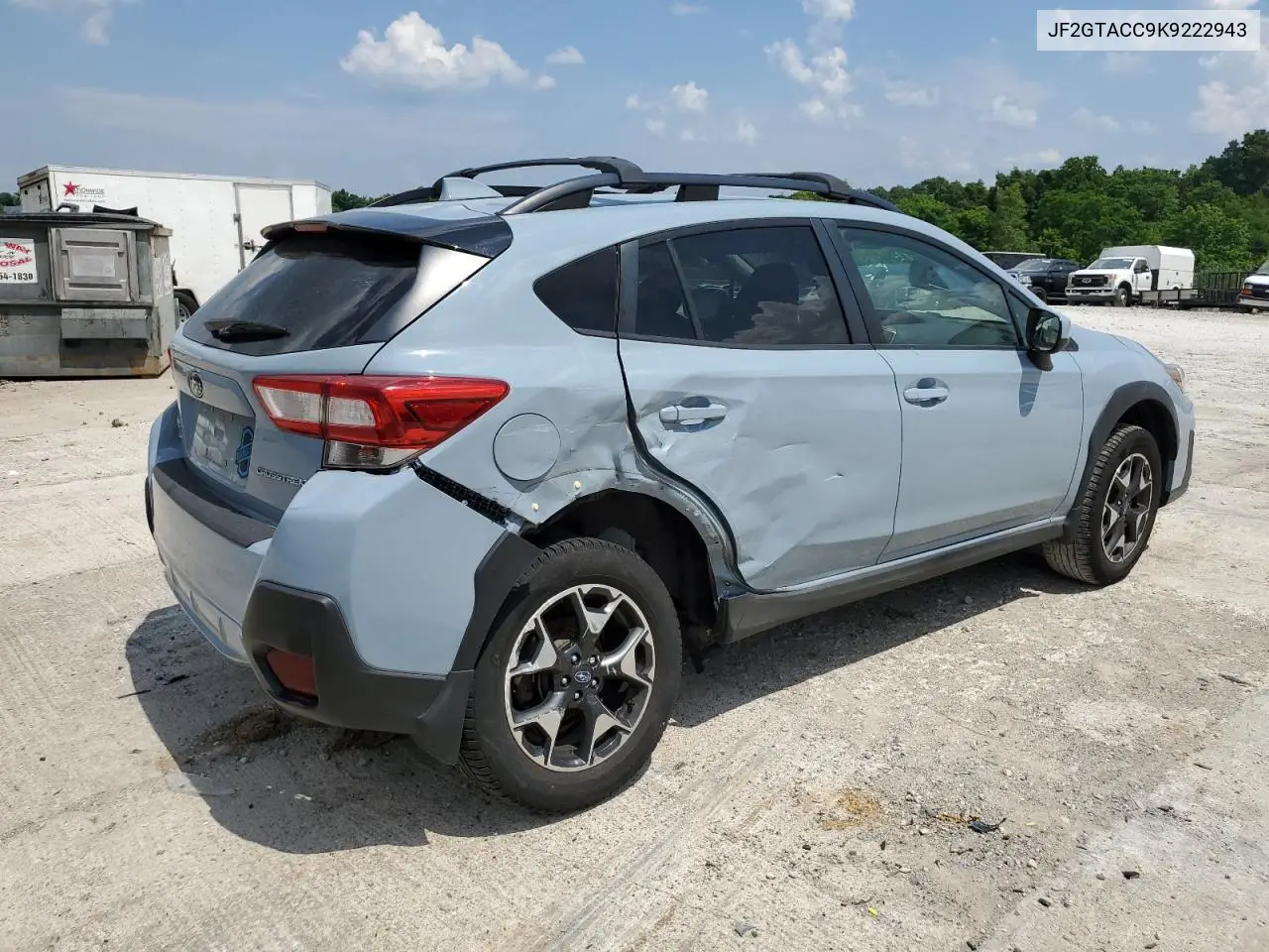 2019 Subaru Crosstrek Premium VIN: JF2GTACC9K9222943 Lot: 61810205