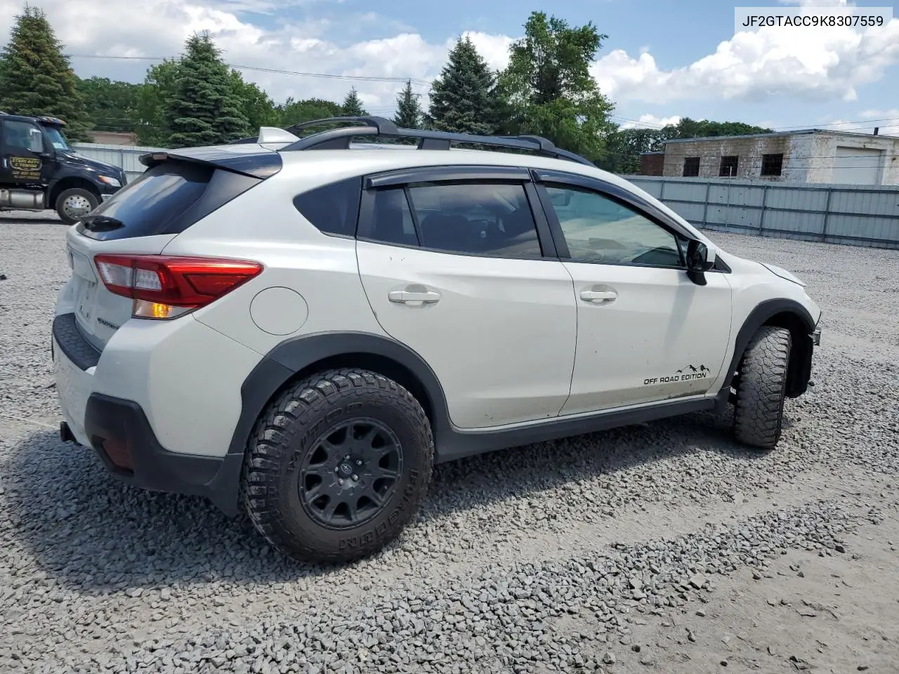 2019 Subaru Crosstrek Premium VIN: JF2GTACC9K8307559 Lot: 61956995