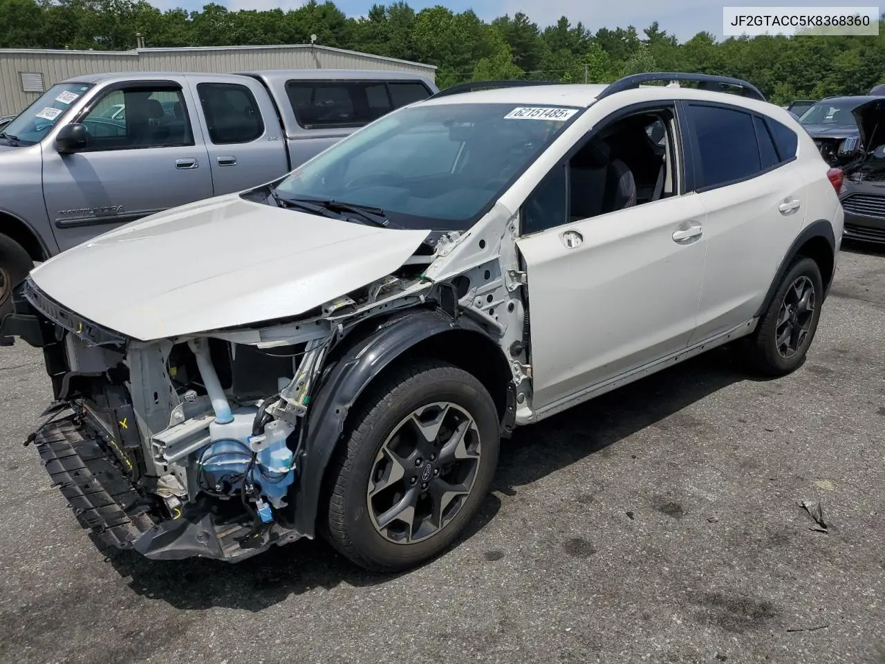 2019 Subaru Crosstrek Premium VIN: JF2GTACC5K8368360 Lot: 62151485