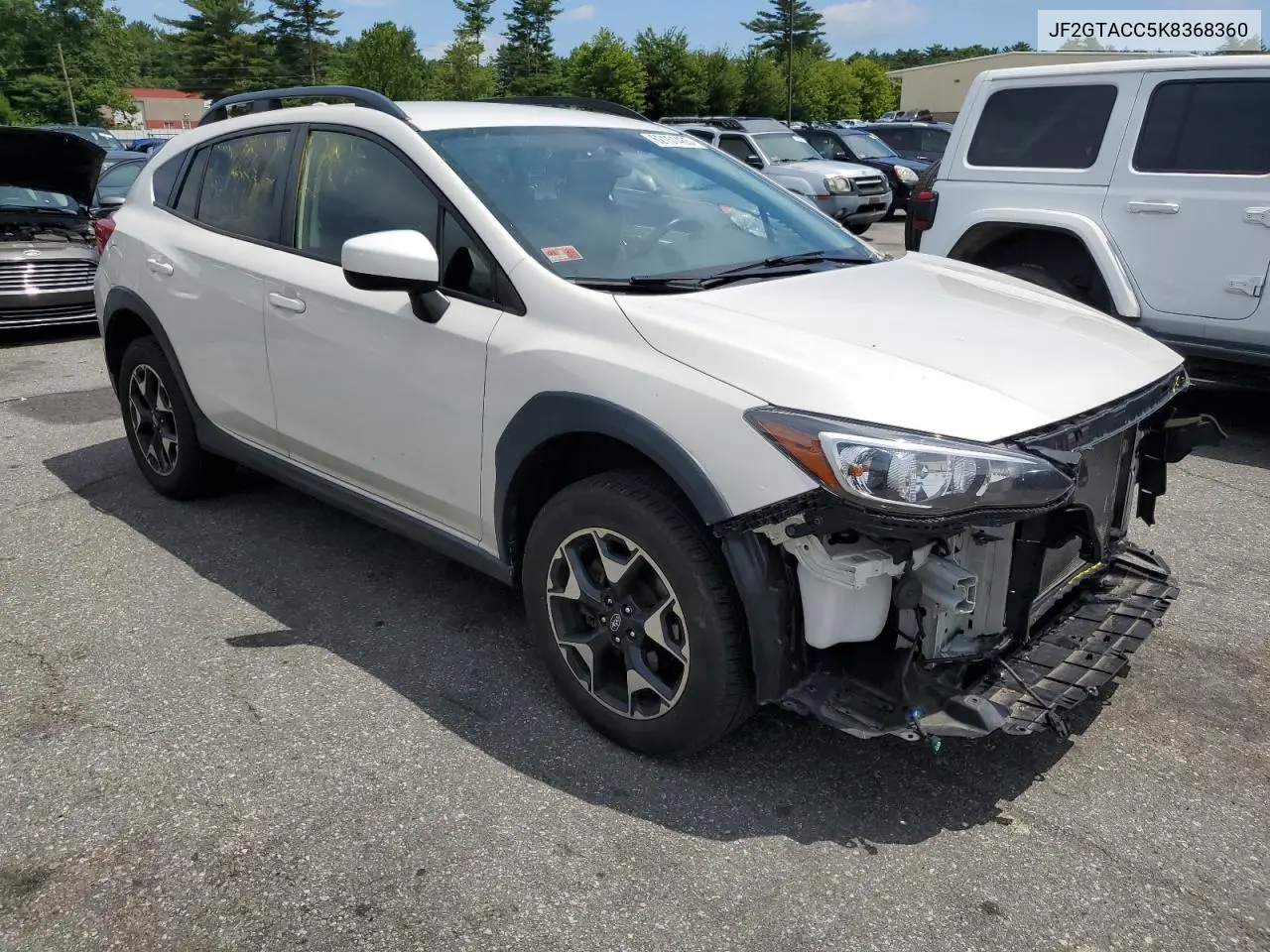 2019 Subaru Crosstrek Premium VIN: JF2GTACC5K8368360 Lot: 62151485