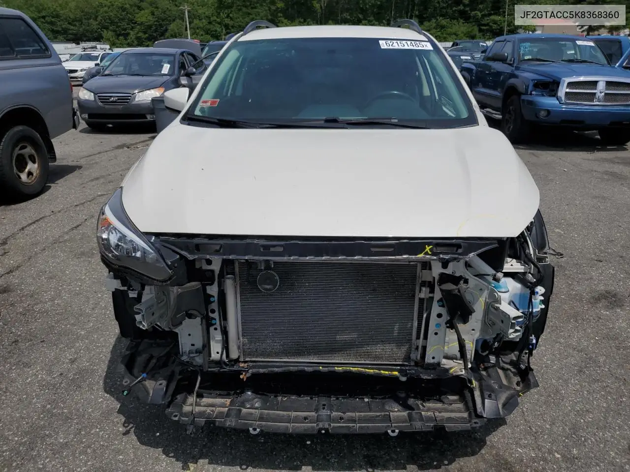 2019 Subaru Crosstrek Premium VIN: JF2GTACC5K8368360 Lot: 62151485