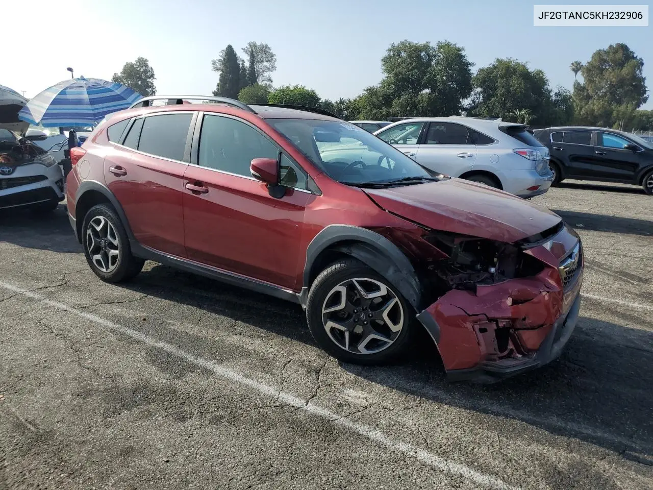 2019 Subaru Crosstrek Limited VIN: JF2GTANC5KH232906 Lot: 62534855