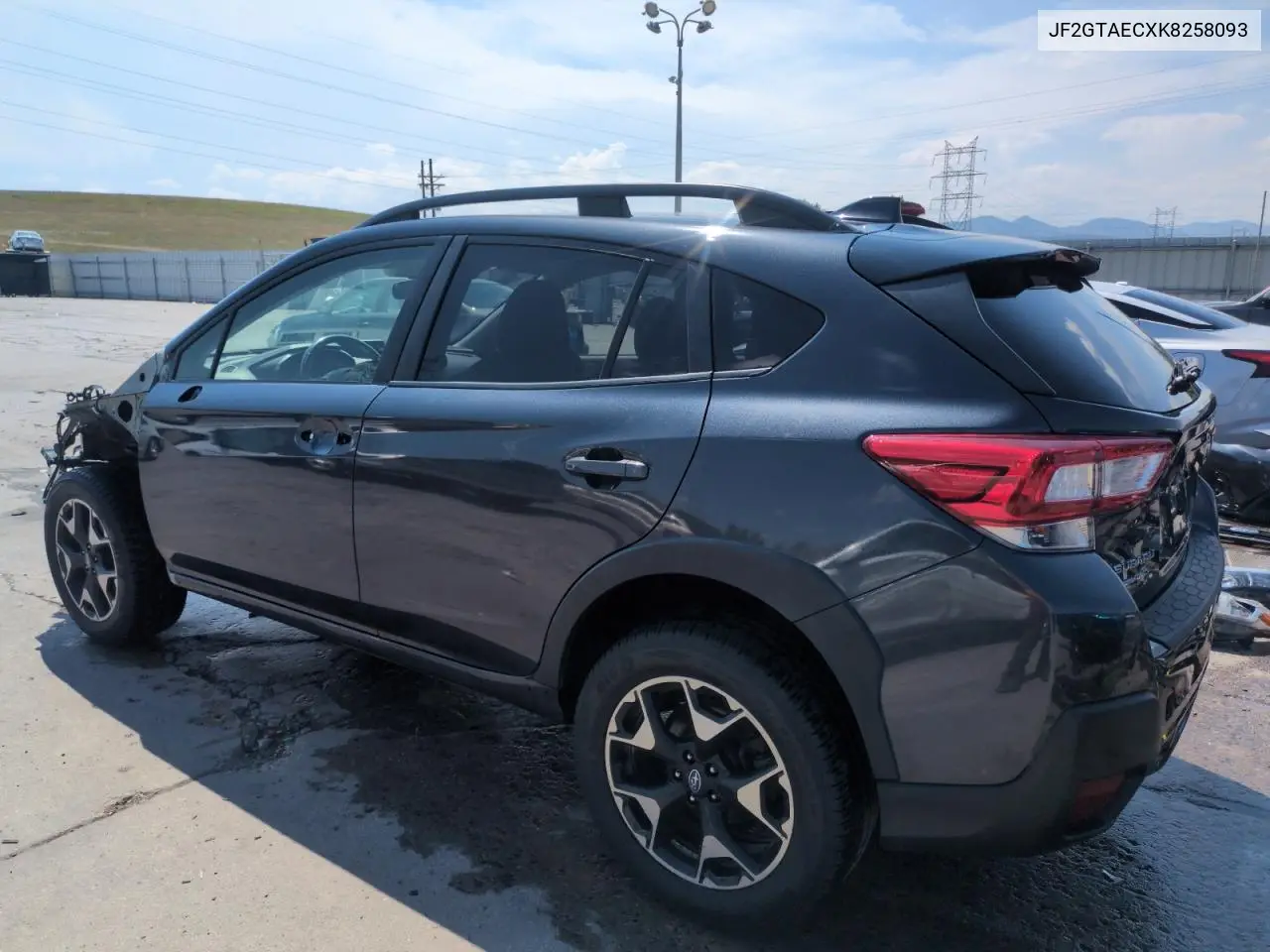 2019 Subaru Crosstrek Premium VIN: JF2GTAECXK8258093 Lot: 63116855