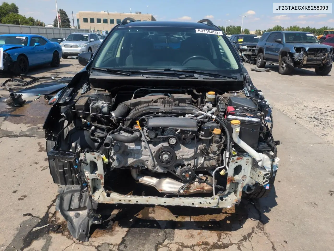 2019 Subaru Crosstrek Premium VIN: JF2GTAECXK8258093 Lot: 63116855