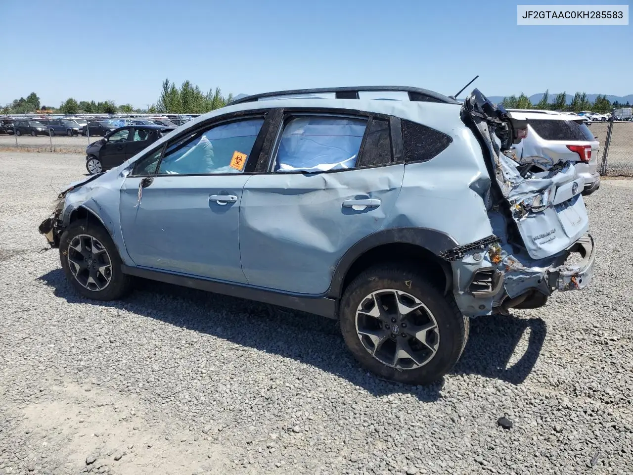 2019 Subaru Crosstrek VIN: JF2GTAAC0KH285583 Lot: 63129015