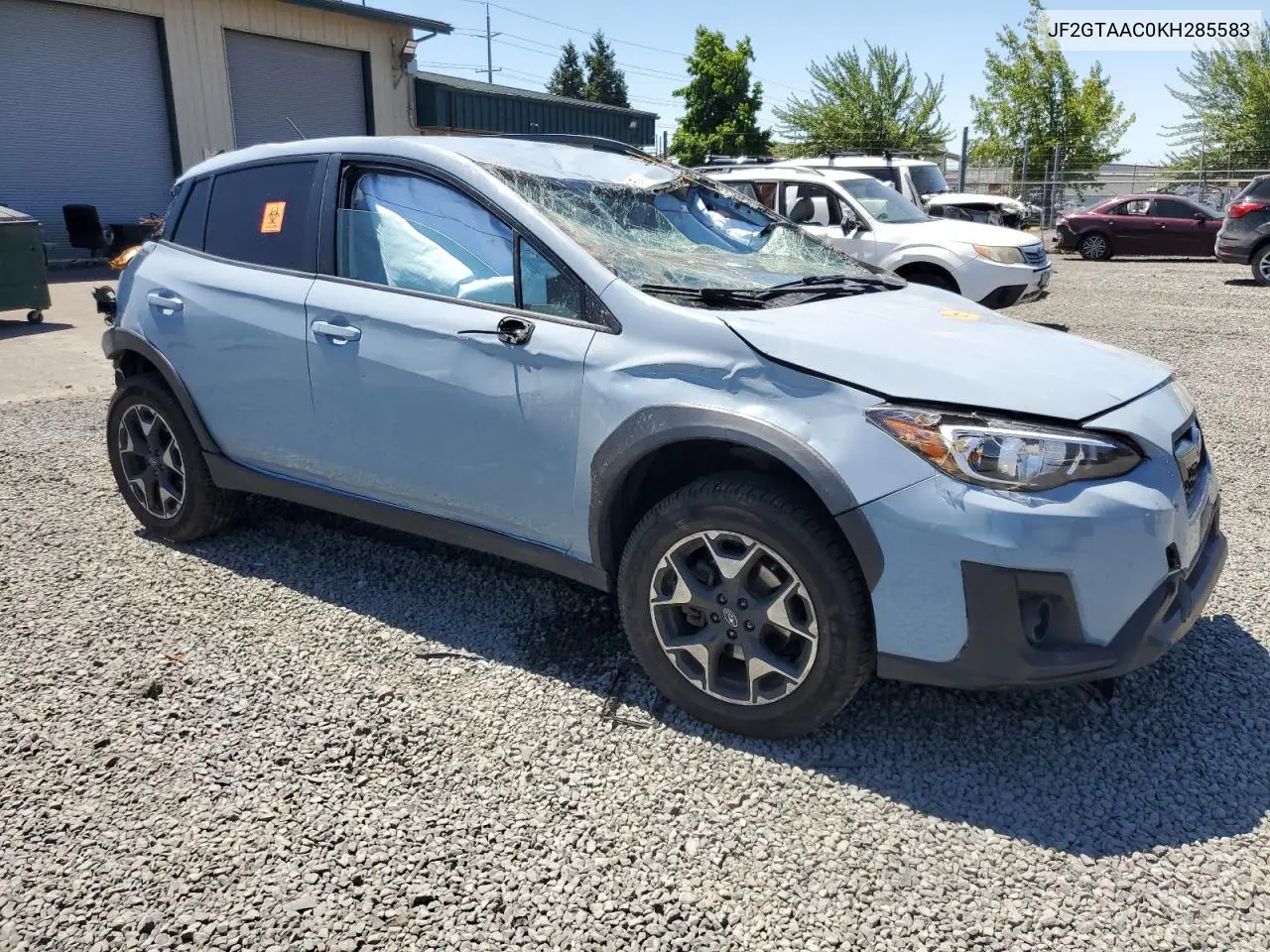 2019 Subaru Crosstrek VIN: JF2GTAAC0KH285583 Lot: 63129015
