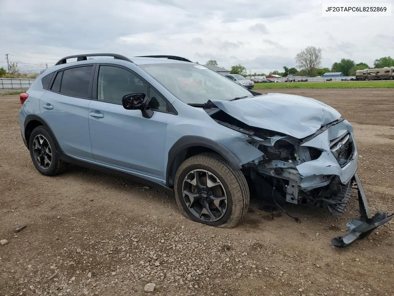 2020 Subaru Crosstrek Premium VIN: JF2GTAPC6L8252869 Lot: 56695685