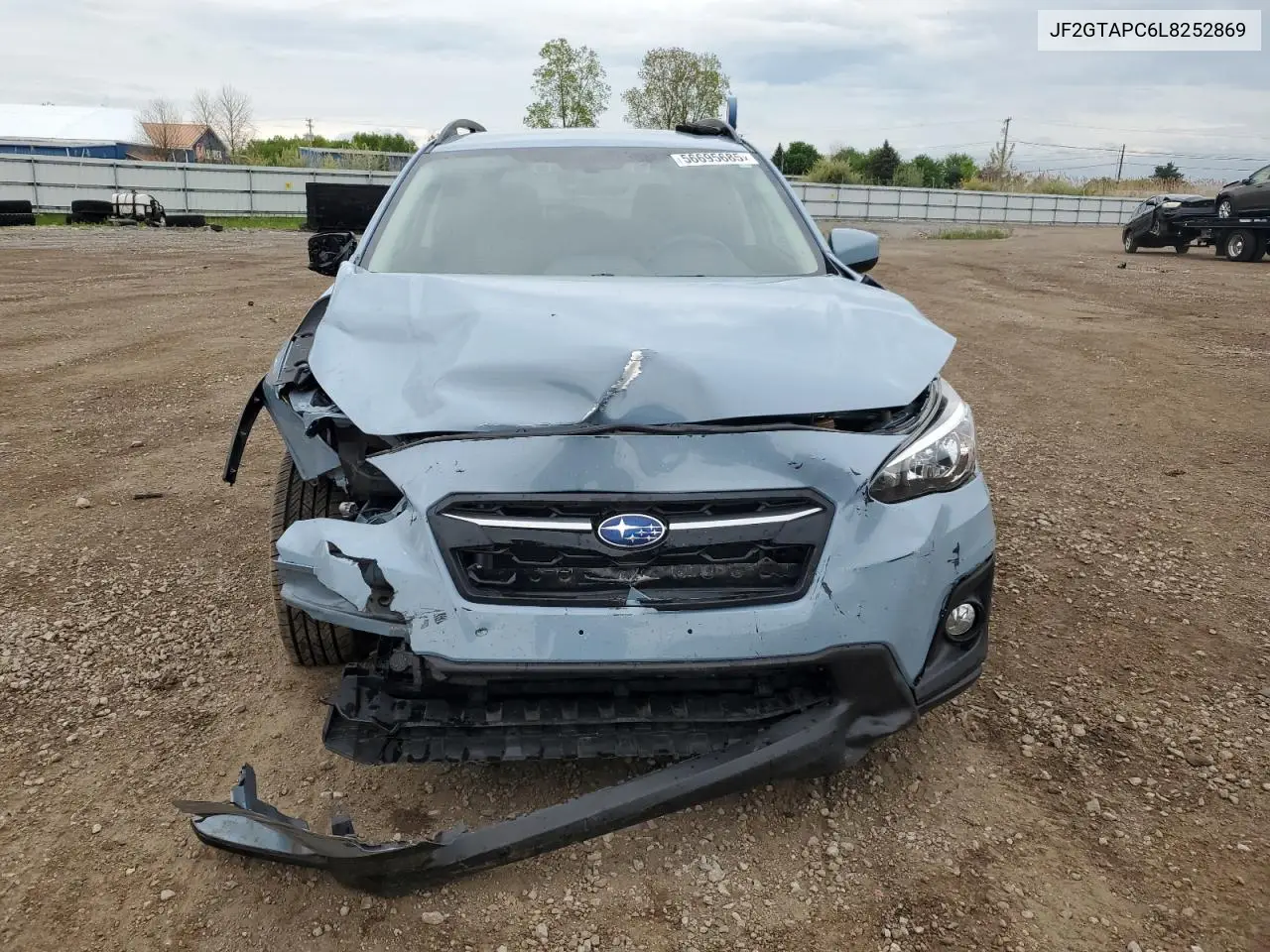 2020 Subaru Crosstrek Premium VIN: JF2GTAPC6L8252869 Lot: 56695685