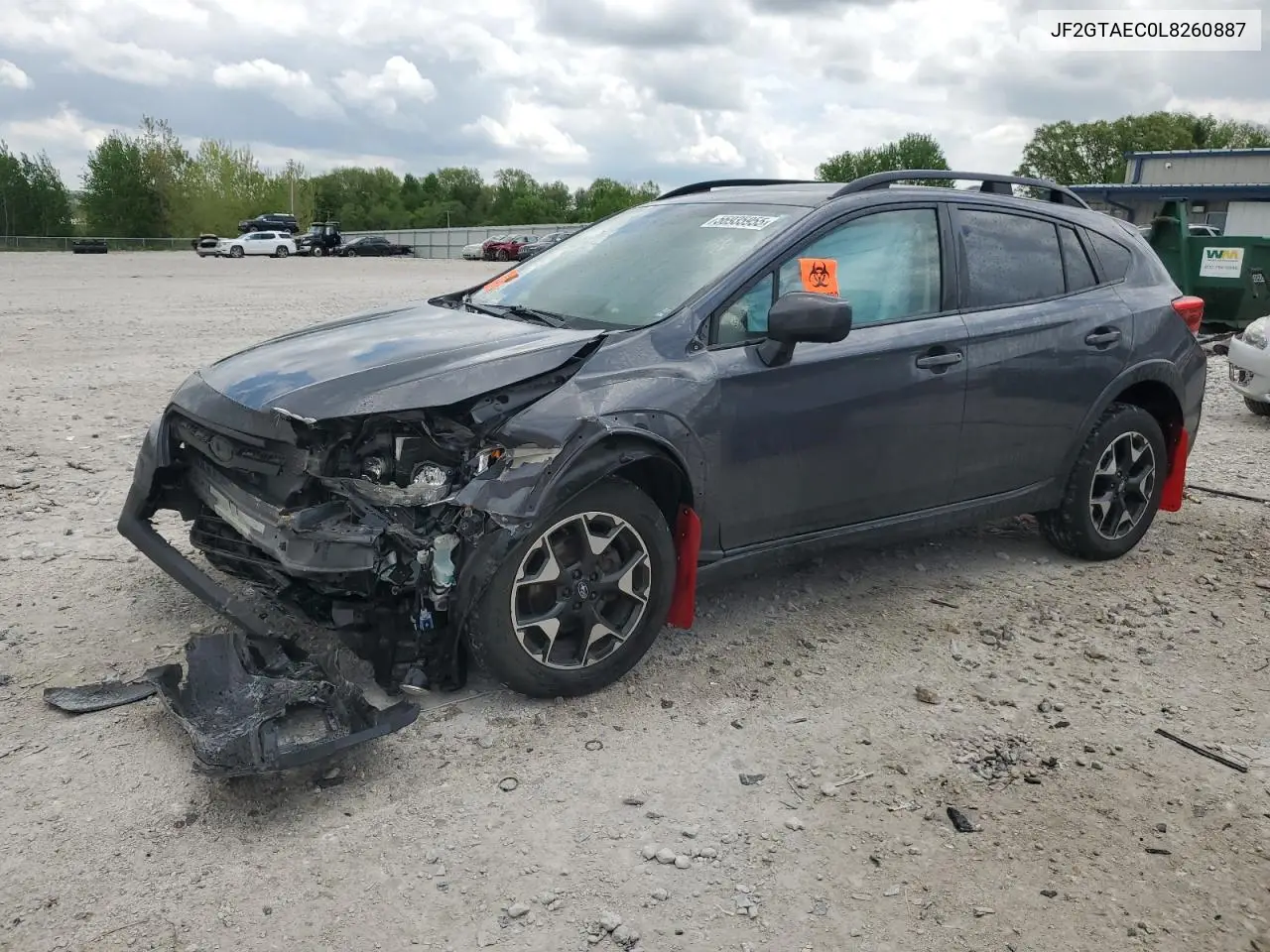 2020 Subaru Crosstrek Premium VIN: JF2GTAEC0L8260887 Lot: 56935955