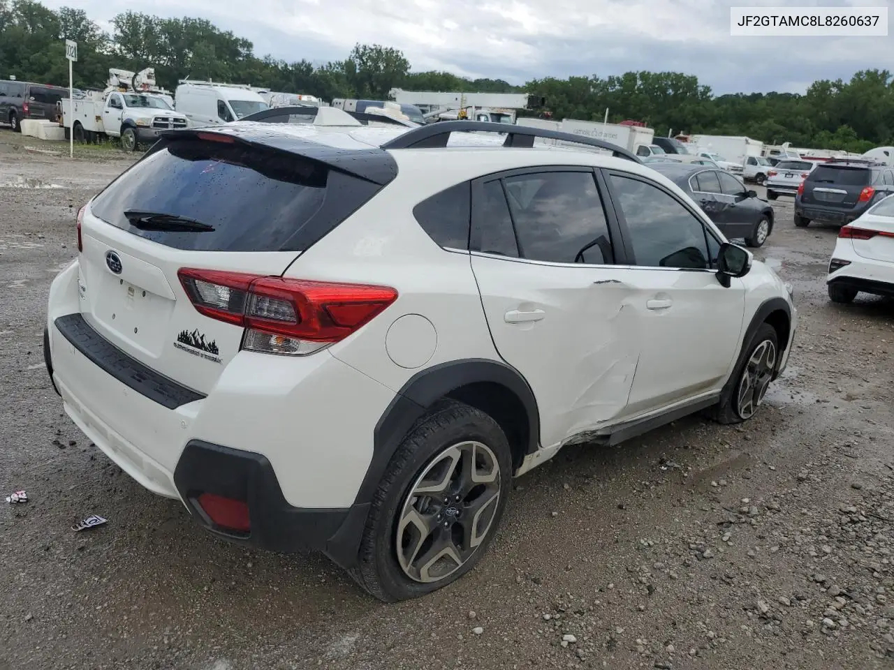 2020 Subaru Crosstrek Limited VIN: JF2GTAMC8L8260637 Lot: 62853015