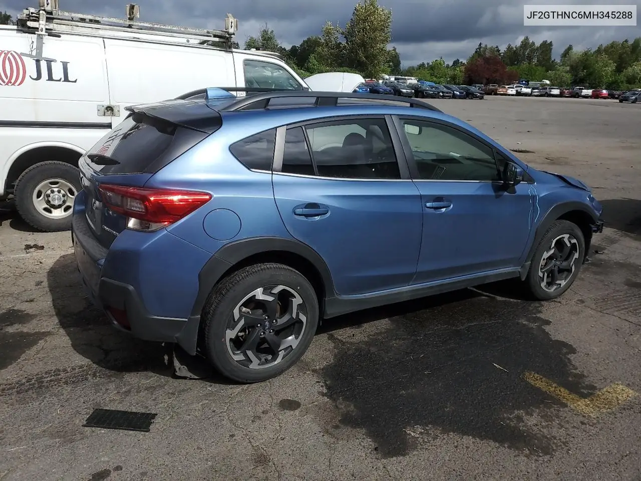 2021 Subaru Crosstrek Limited VIN: JF2GTHNC6MH345288 Lot: 55858075
