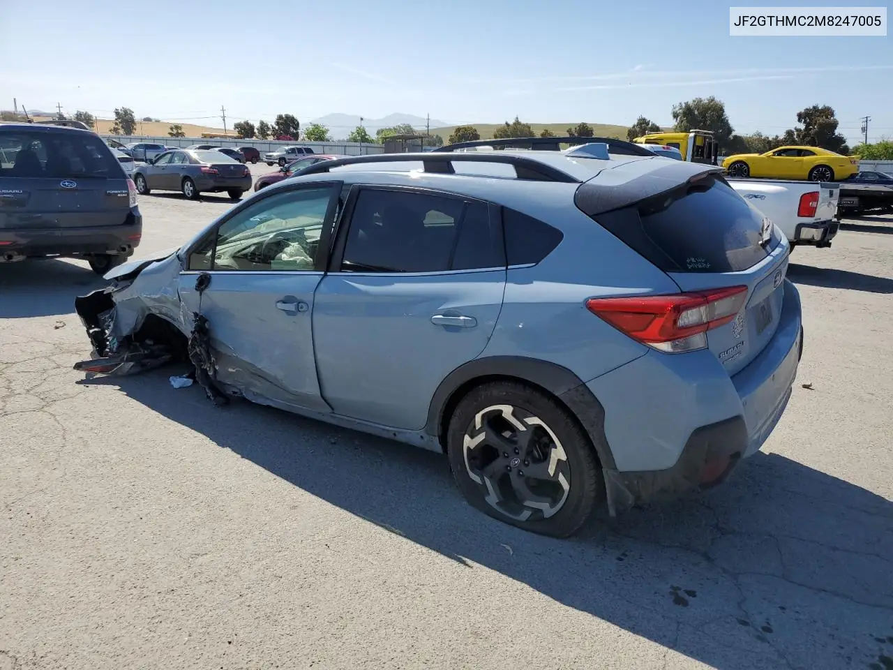2021 Subaru Crosstrek Limited VIN: JF2GTHMC2M8247005 Lot: 56095195
