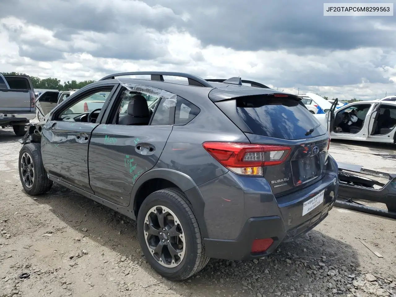 2021 Subaru Crosstrek Premium VIN: JF2GTAPC6M8299563 Lot: 58567535