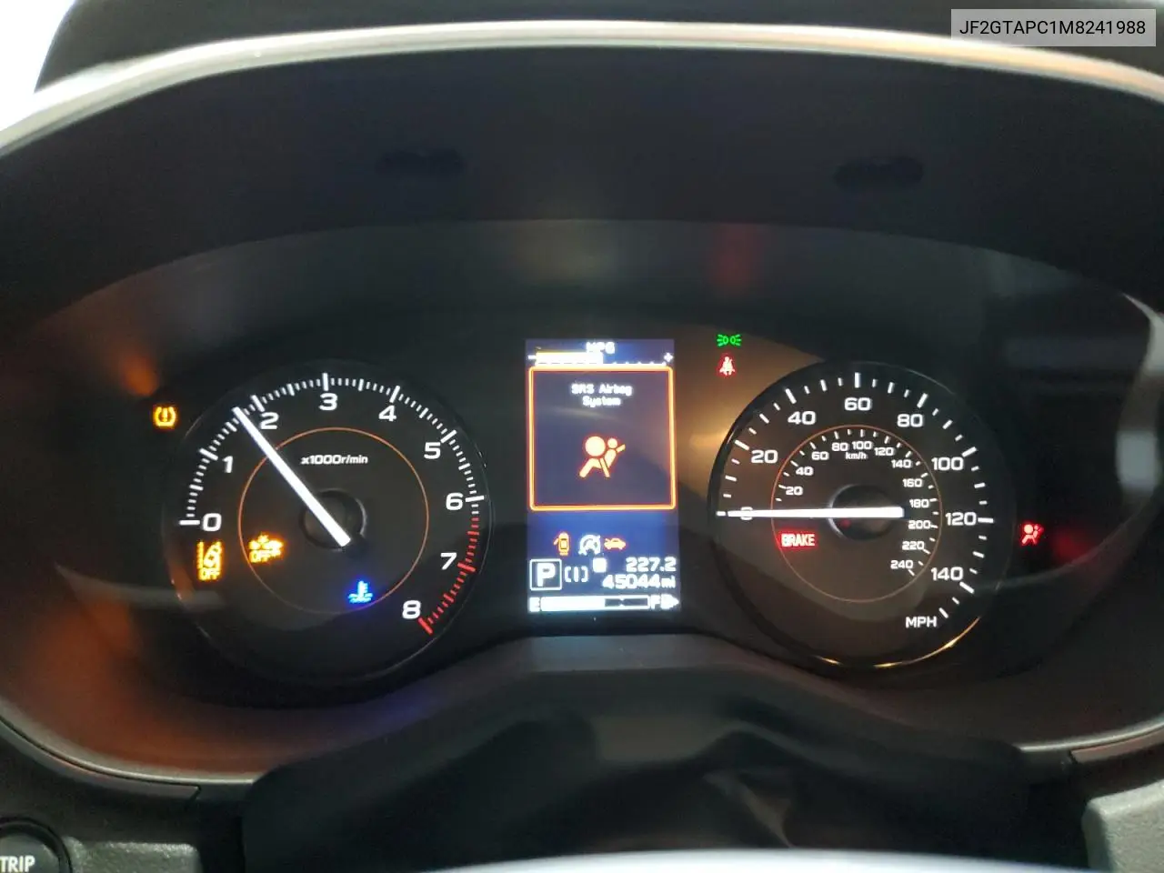 2021 Subaru Crosstrek Premium VIN: JF2GTAPC1M8241988 Lot: 62151315