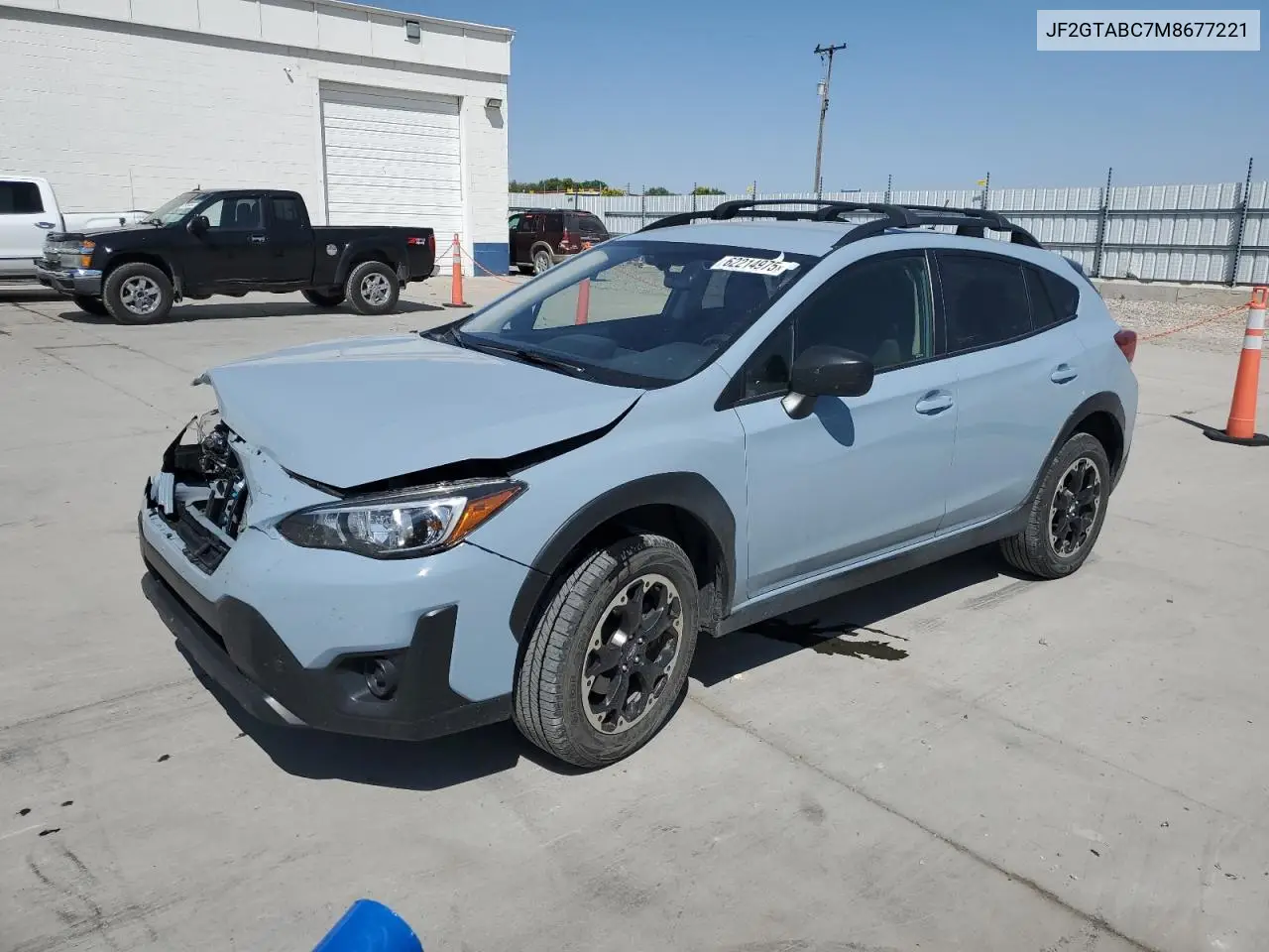 2021 Subaru Crosstrek VIN: JF2GTABC7M8677221 Lot: 62214975