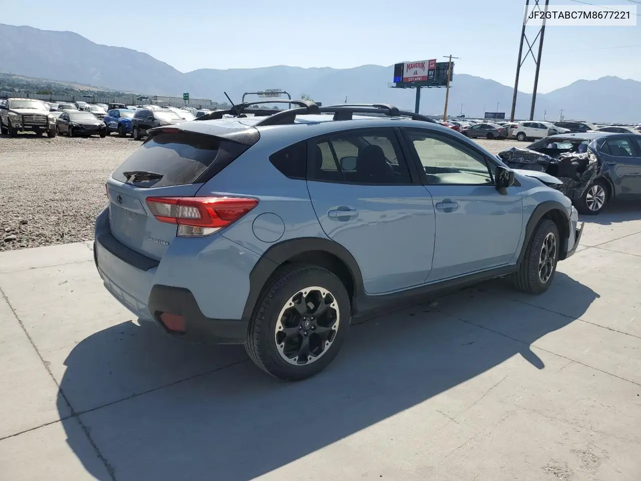 2021 Subaru Crosstrek VIN: JF2GTABC7M8677221 Lot: 62214975