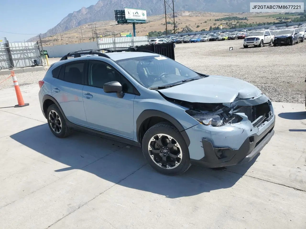 2021 Subaru Crosstrek VIN: JF2GTABC7M8677221 Lot: 62214975