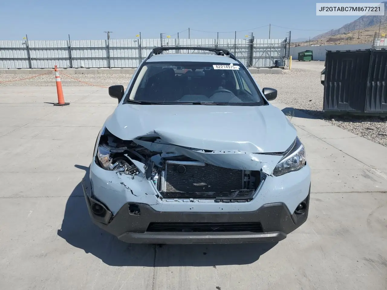2021 Subaru Crosstrek VIN: JF2GTABC7M8677221 Lot: 62214975