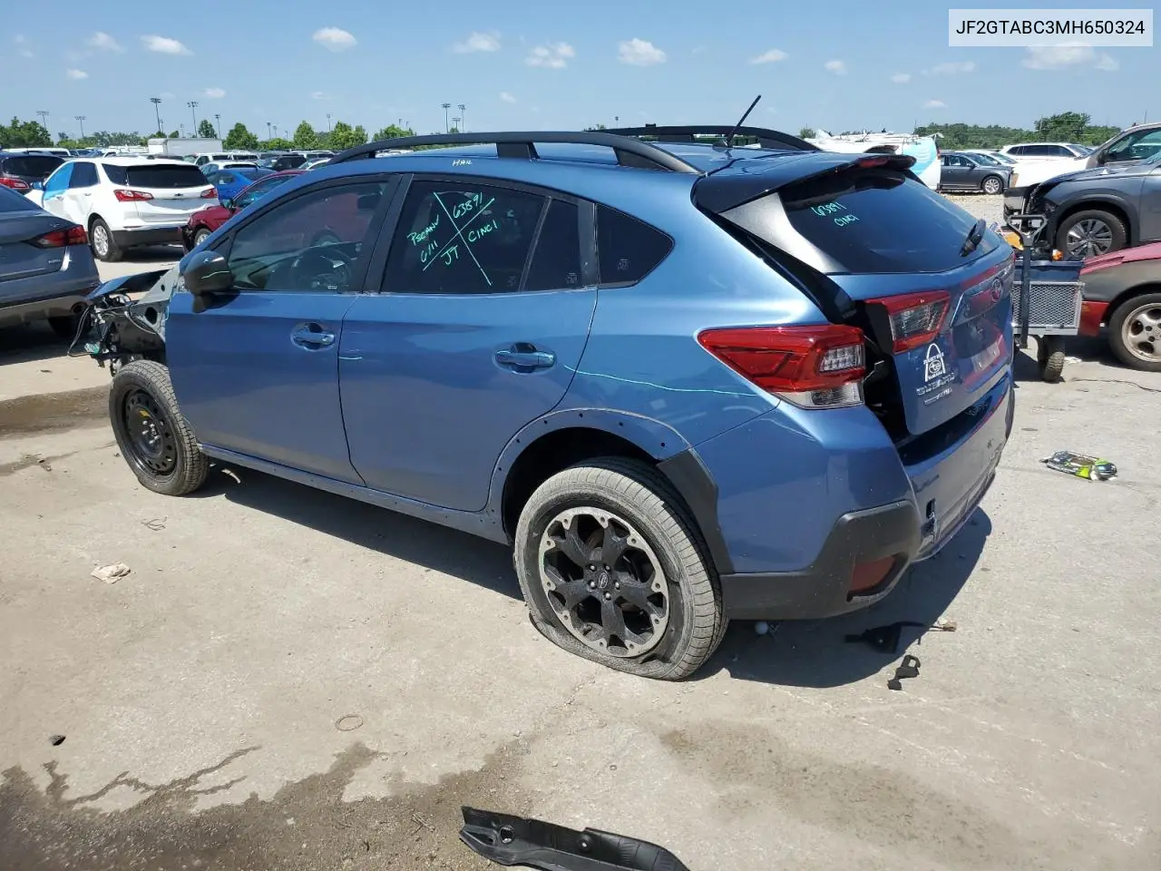 2021 Subaru Crosstrek VIN: JF2GTABC3MH650324 Lot: 62525765
