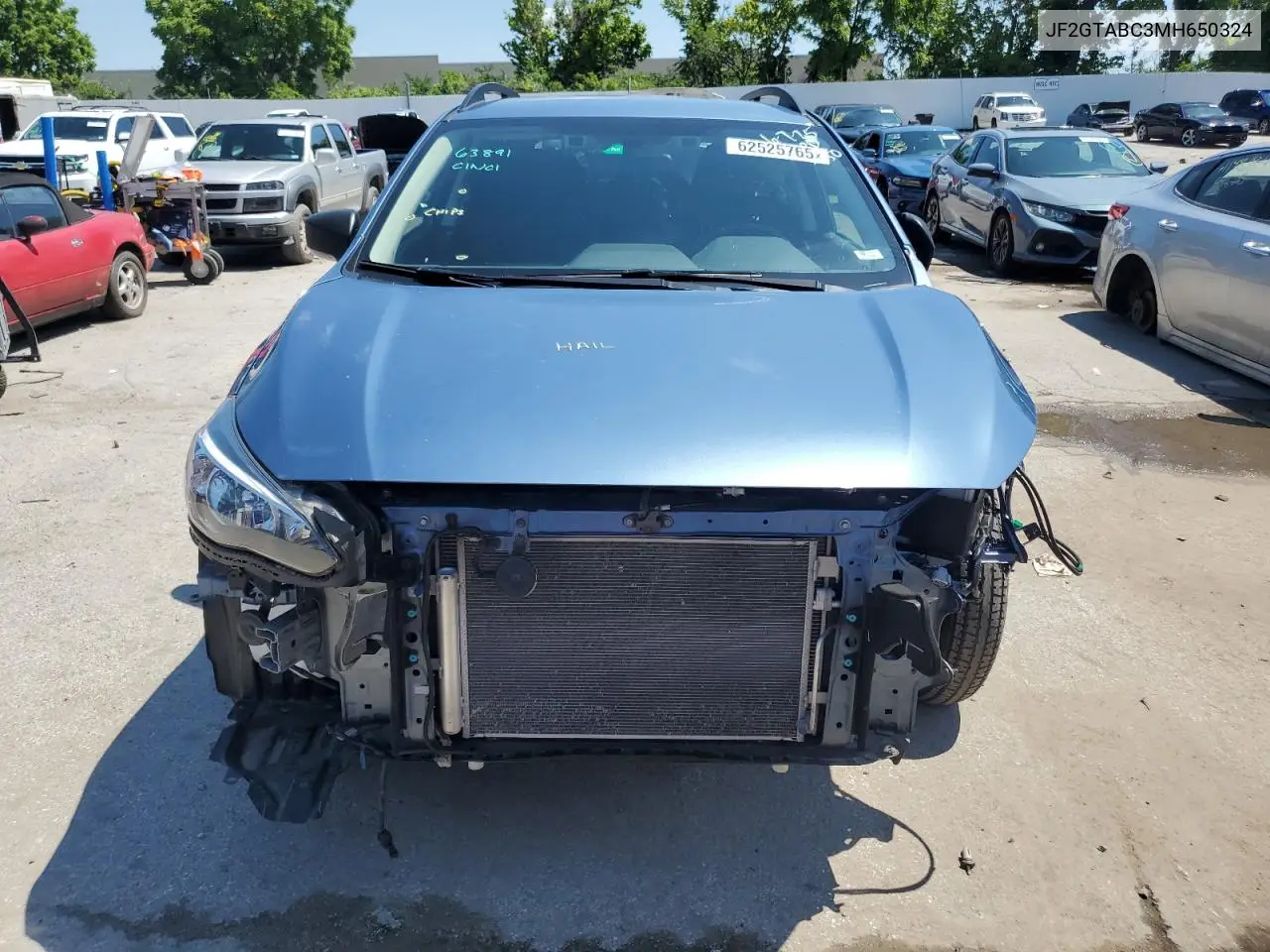 2021 Subaru Crosstrek VIN: JF2GTABC3MH650324 Lot: 62525765