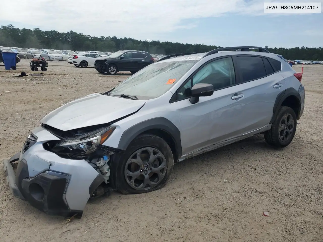 2021 Subaru Crosstrek Sport VIN: JF2GTHSC6MH214107 Lot: 62540115
