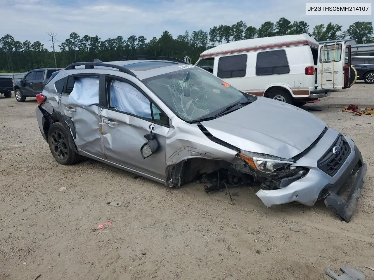 2021 Subaru Crosstrek Sport VIN: JF2GTHSC6MH214107 Lot: 62540115