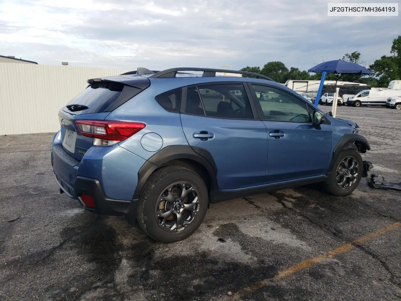 2021 Subaru Crosstrek Sport VIN: JF2GTHSC7MH364193 Lot: 62720225