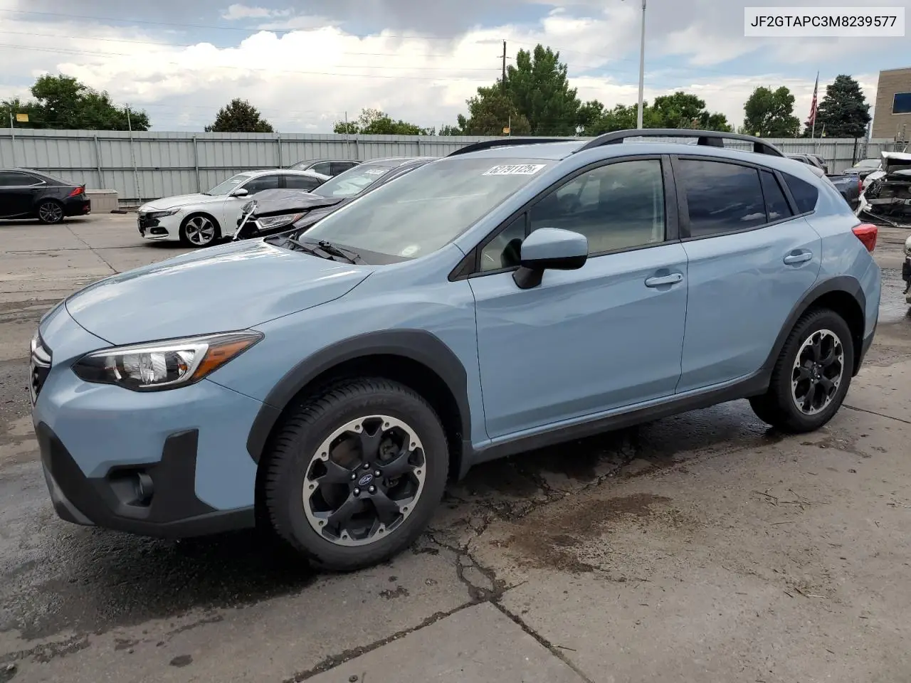 2021 Subaru Crosstrek Premium VIN: JF2GTAPC3M8239577 Lot: 62791125