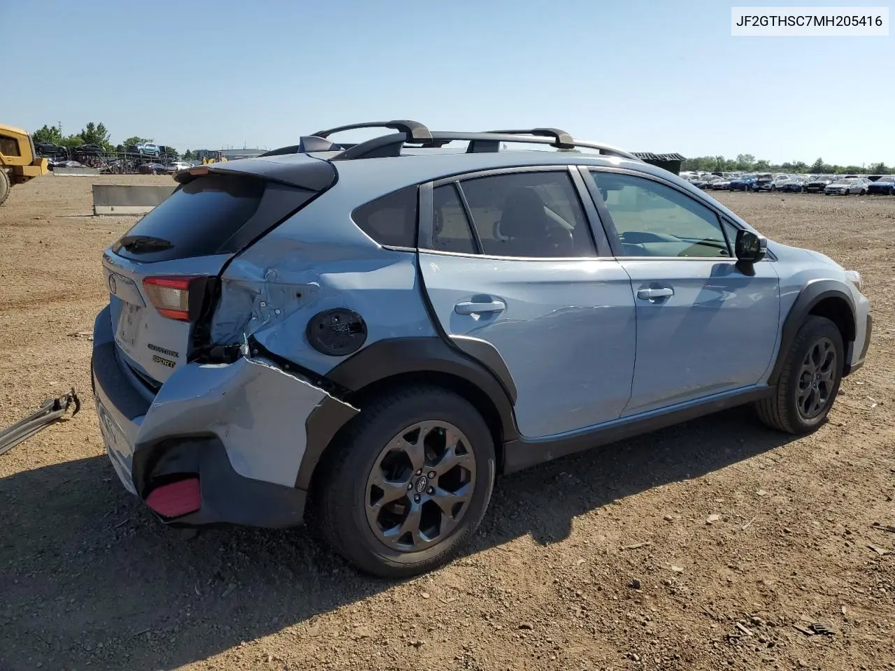 2021 Subaru Crosstrek Sport VIN: JF2GTHSC7MH205416 Lot: 62948975