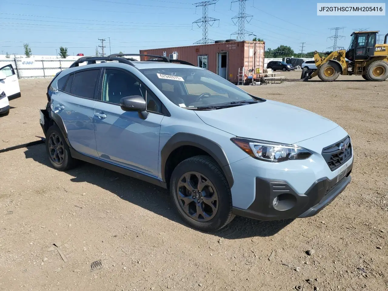 2021 Subaru Crosstrek Sport VIN: JF2GTHSC7MH205416 Lot: 62948975