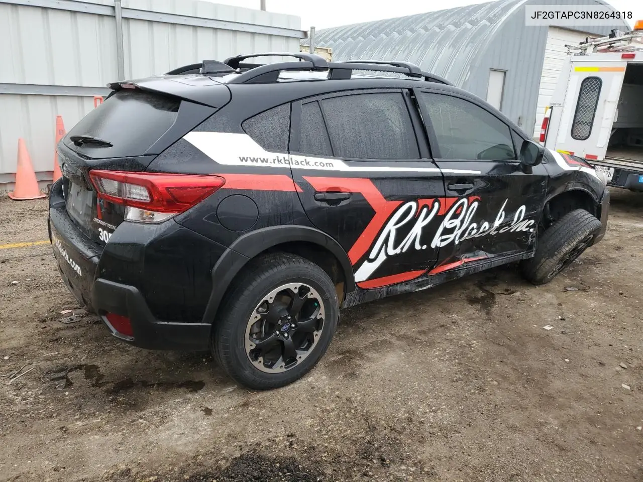 2022 Subaru Crosstrek Premium VIN: JF2GTAPC3N8264318 Lot: 43592385