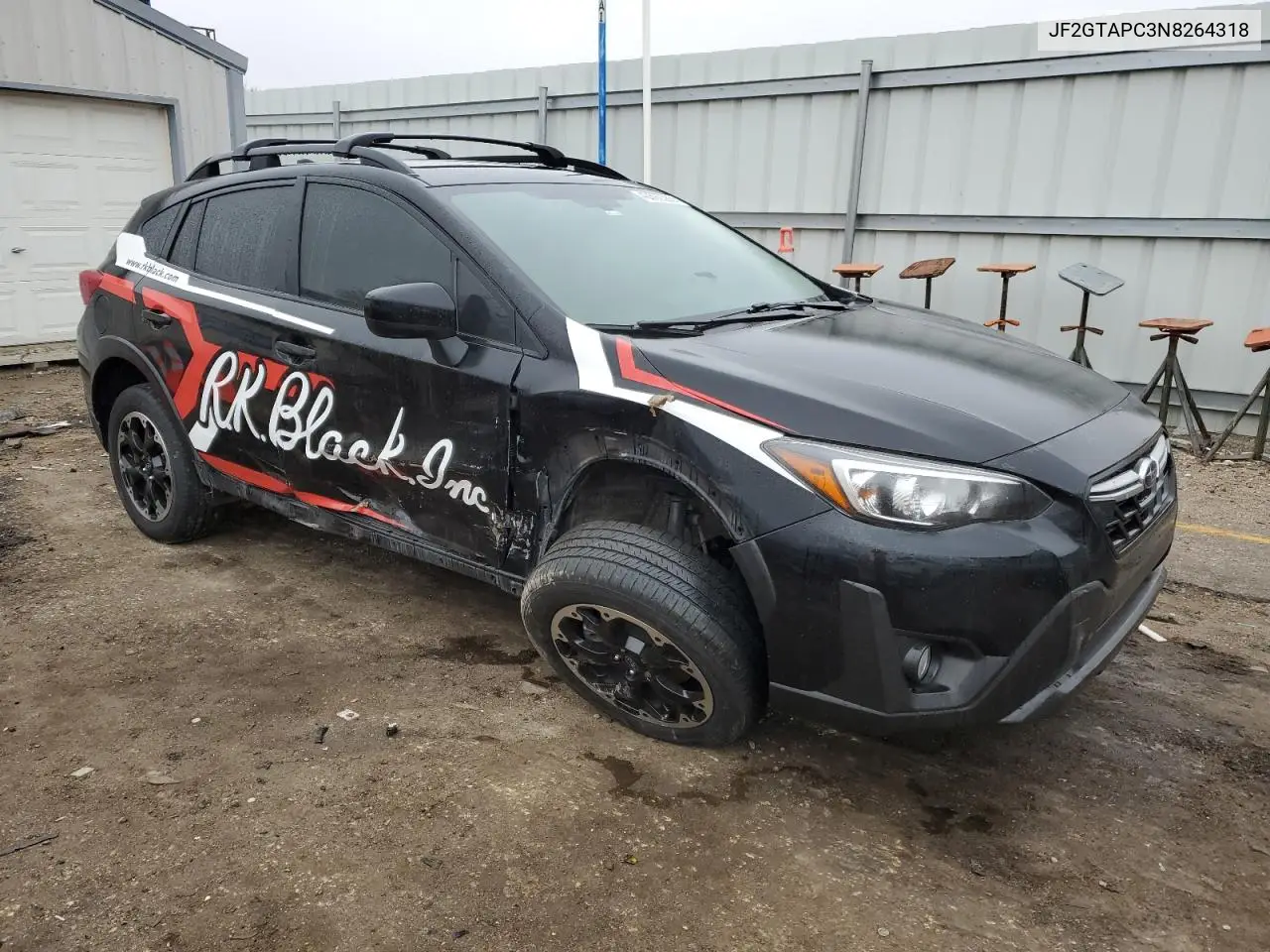 2022 Subaru Crosstrek Premium VIN: JF2GTAPC3N8264318 Lot: 43592385